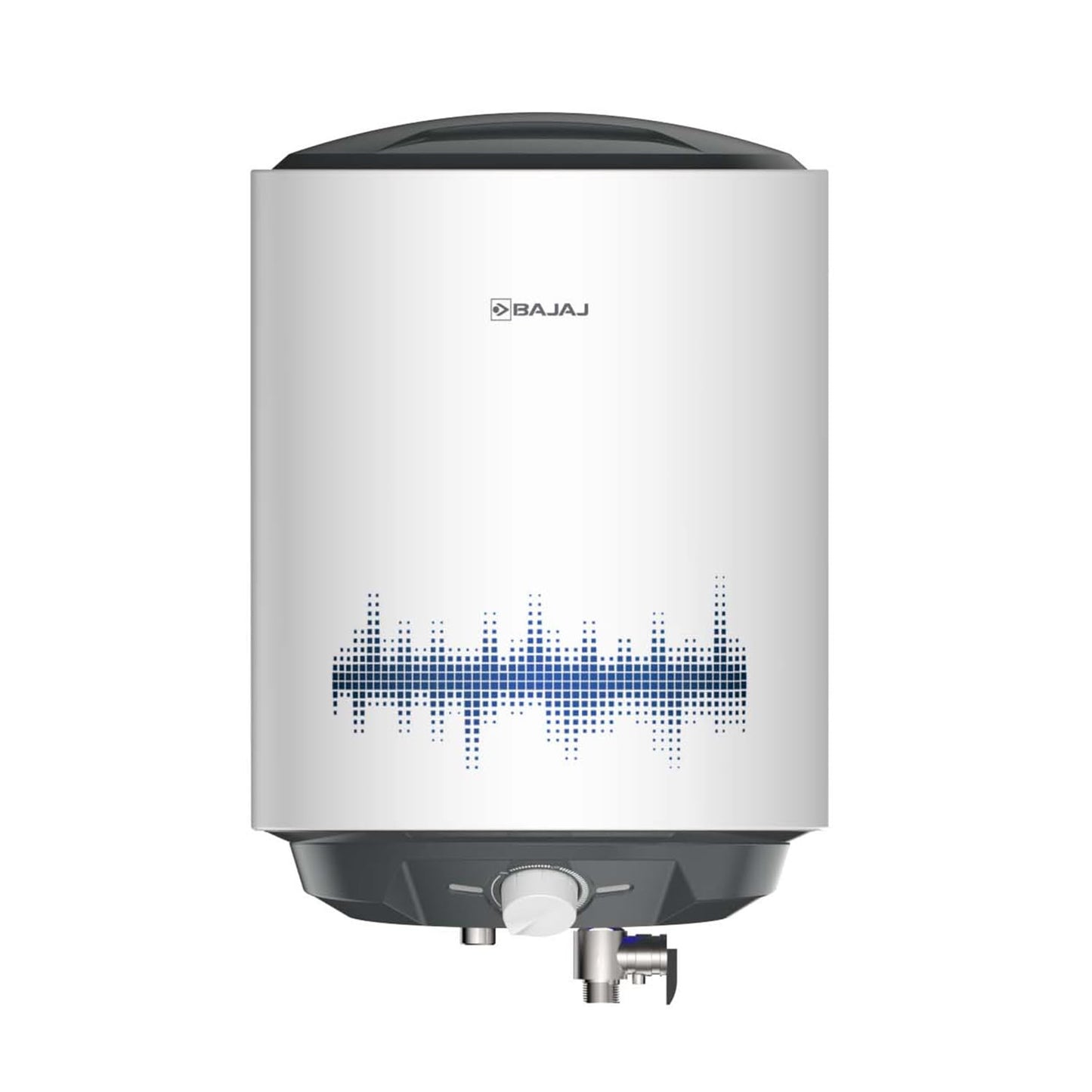 Bajaj Shield Series New Shakti 15L Storage Wall Mount Water Heater For Home|5-Star Rated Geyser|Child Safety Mode|For High Rise Buildings|10-Yr Tank 6-Yr Element 4-Yr Product Warranty 【White & Grey】