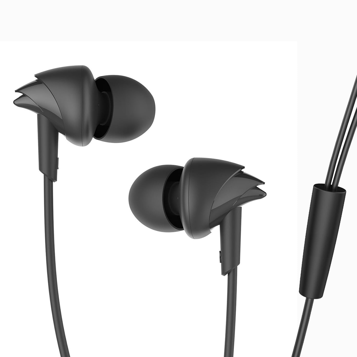 boAt Newly Launched Bassheads 100 C Wired in Ear Earphones with Type-C Jack, in-Line Microphone, 10Mm Drivers, Signature Sound, Integrated Controls & Multi-OS Compatibility(Navy Blue)