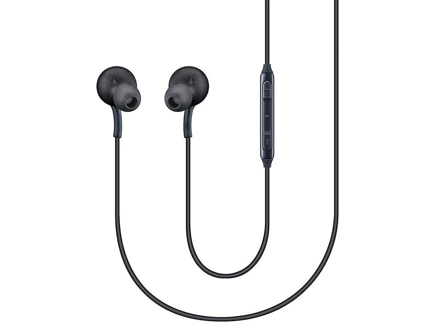 Earphones for Samsung Galaxy A70 / A 70 Earphone Original Like Wired Noise Cancellation In-Ear Headphones Stereo Deep Bass Head Hands-free Headset Earbud With Built in-line Mic, Call Answer/End Button, Music 3.5mm Aux Audio Jack (AK15, Black)