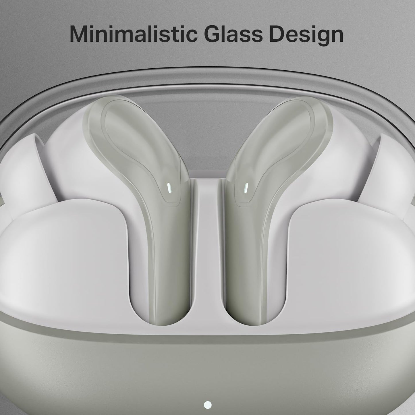 boAt Airdopes Plus 311 (2025 Launch), Glass Design, Dual Mics ENx, Fast Charge, 50 Hrs Battery, Low Latency, IPX4, Bluetooth Earbuds, TWS Ear Buds Wireless Earphones with mic (Ash Grey)