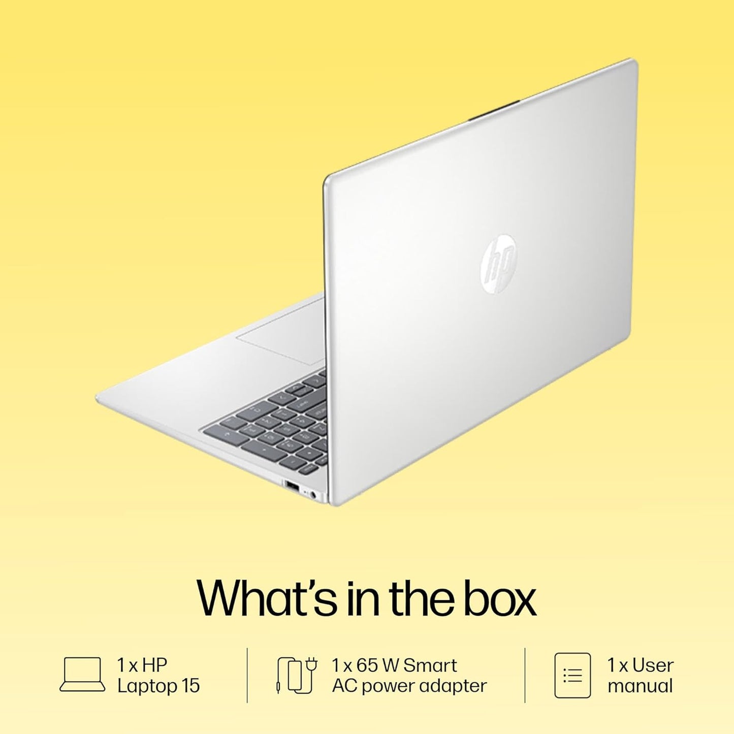 HP 15, AMD Ryzen 5 7520U (8GB LPDDR5, 512GB SSD) Anti-Glare, FHD,15.6-inch (39.6 cm) Win 11, Office 21, FHD Camera with Privacy Shutter,15s-fc0155AU