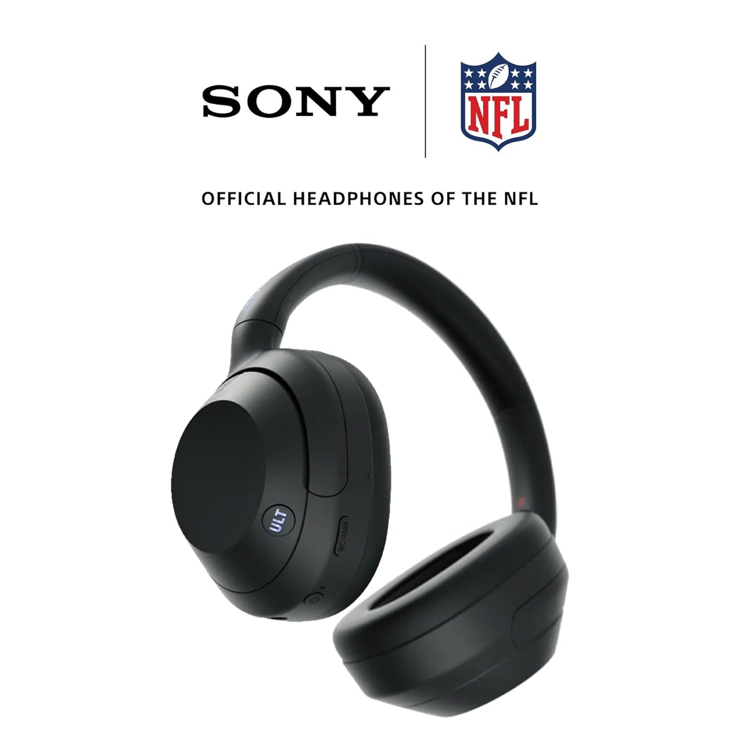 Sony ULT Wear WH-ULT900N Noise Cancellation Wireless Bluetooth Over Ear Headphones with Massive Bass, Up to 50Hrs Battery-Black