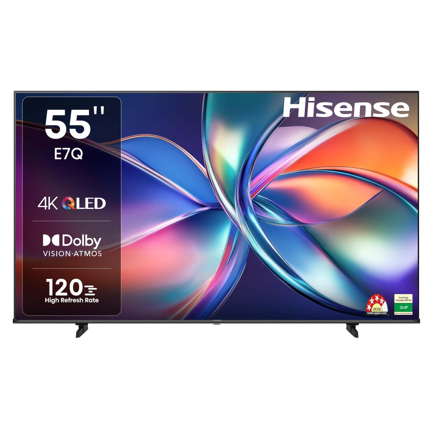Hisense 189 cm (75 inches) E7Q Series 4K Ultra HD Smart QLED TV 75E7Q (Black)