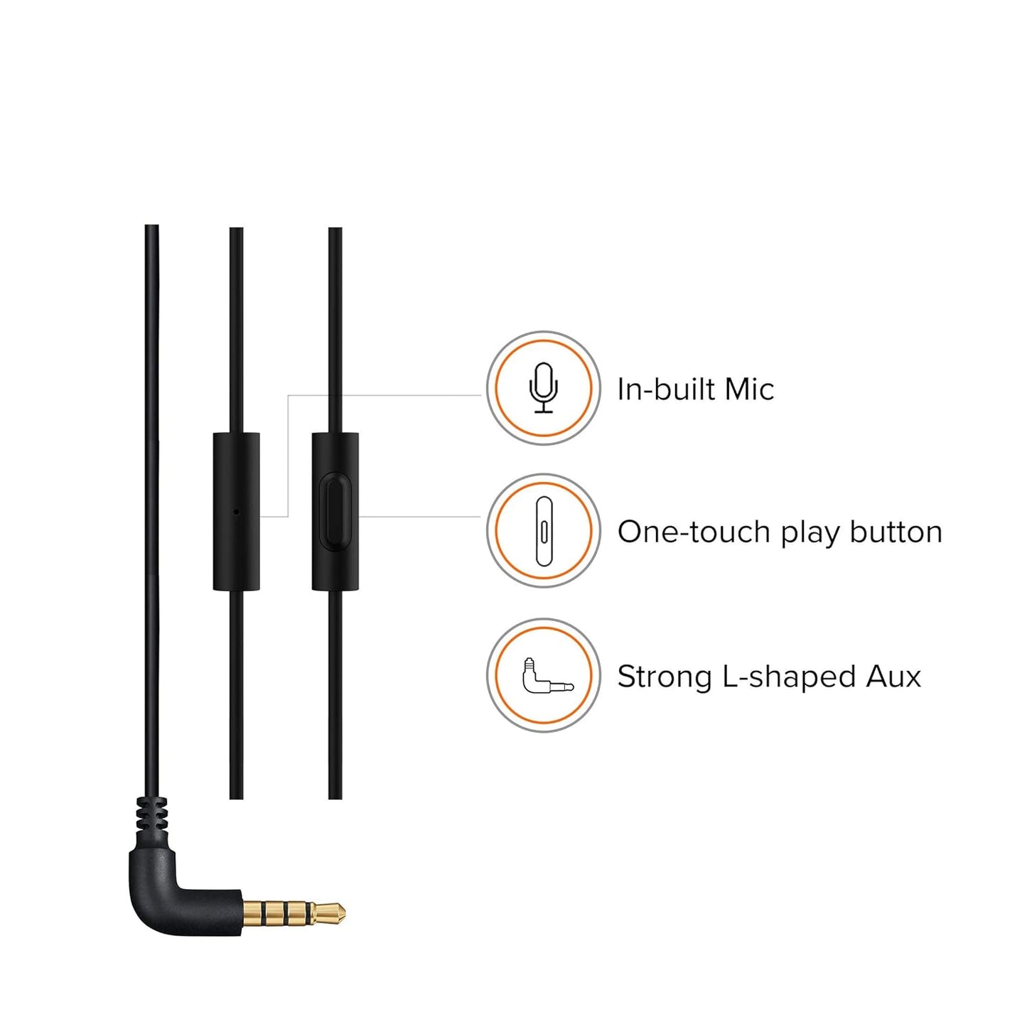 Xiaomi Wired in-Ear Earphones with Mic, Ultra Deep Bass & Metal Sound Chamber (Blue)