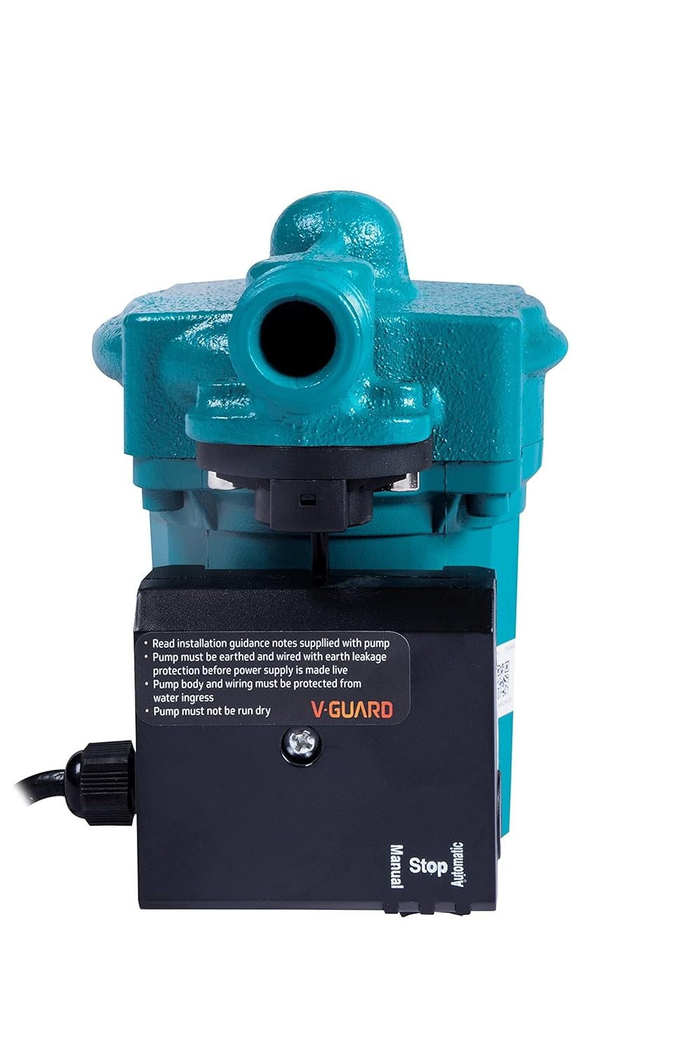 V-Guard VCB14-F030 Automatic Water Pressure Pump For Hot Water Circulation | Compatible With Washing Machine, RO, Shower | Energy Efficient | Compact Design | Multicolour