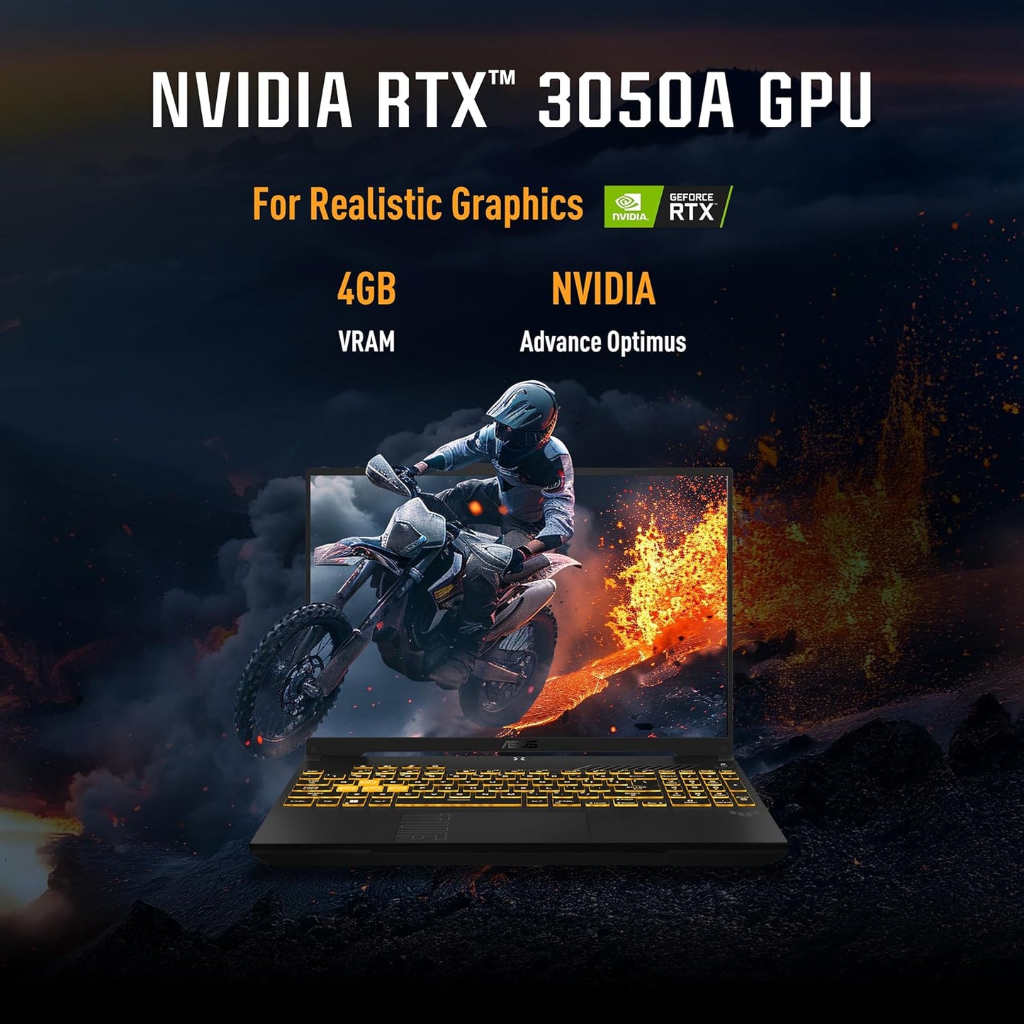 ASUS TUF Gaming F16,Intel Core 5 Processor 210H Gaming Laptop (RTX 3050A-4GB/65WTGP/16GB/512GB/FHD+/16"/144Hz/Windows 11/M365 Basic (1Year)*/Office Home 2024/Mecha Gray/2.20 Kg) FX607VB-RL087WS/76WS