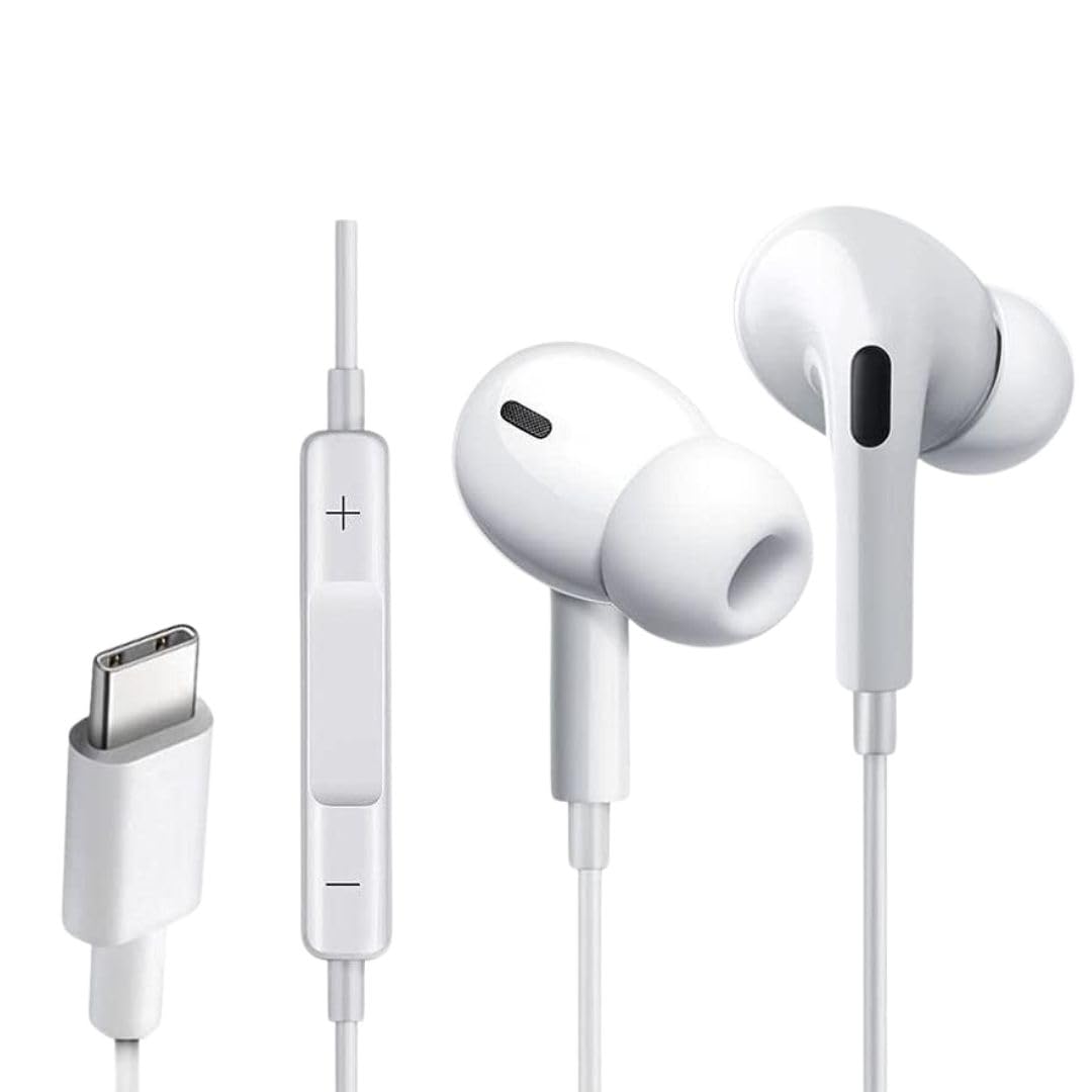 GEARZTOUCH GSP in Ear 3.5mm Wired Earphones with in Line HD Mic, Powerful Audio, Clear Sound, Noise Isolation with Precise Bass, Unique Earbuds Design,in line Controls,Wide Compatibility(Black)