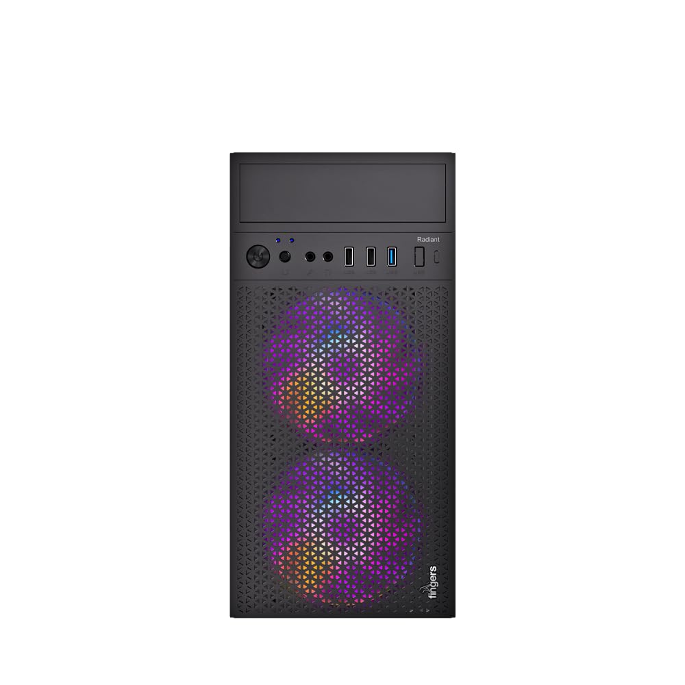 Cyntexia Computer Desktop PC (Windows Intel Core i5-8th Gen || 16GB RAM || 1TB SSD || HDMI || VGA || Ethernet || UHD Graphics 630 || USB 3.0 || Win 11) Basic Software Installed, Black