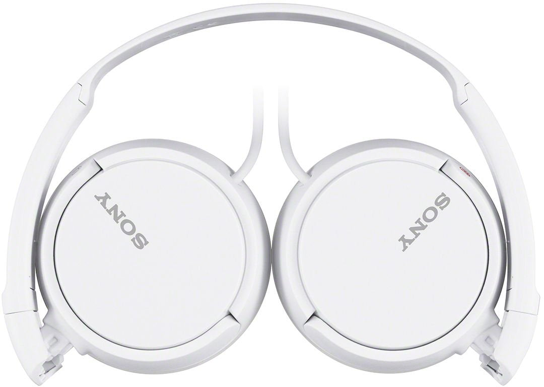 Sony MDR-ZX110A On Ear Stereo Wired Headphones (White), Without Mic