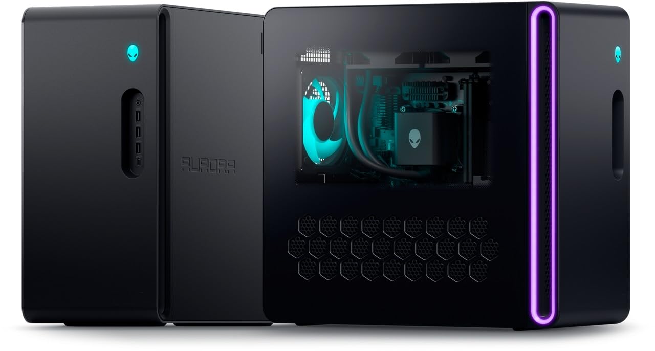 Alienware Aurora ACT1250 Gaming Desktop |Core Ultra 9 285K | 32GB DDR5 | 1TB SSD | Win 11 + Office H&S 2024 | NVIDIA® GeForce RTX™ 5070 12GB GDDR7 |1 Year Onsite Service