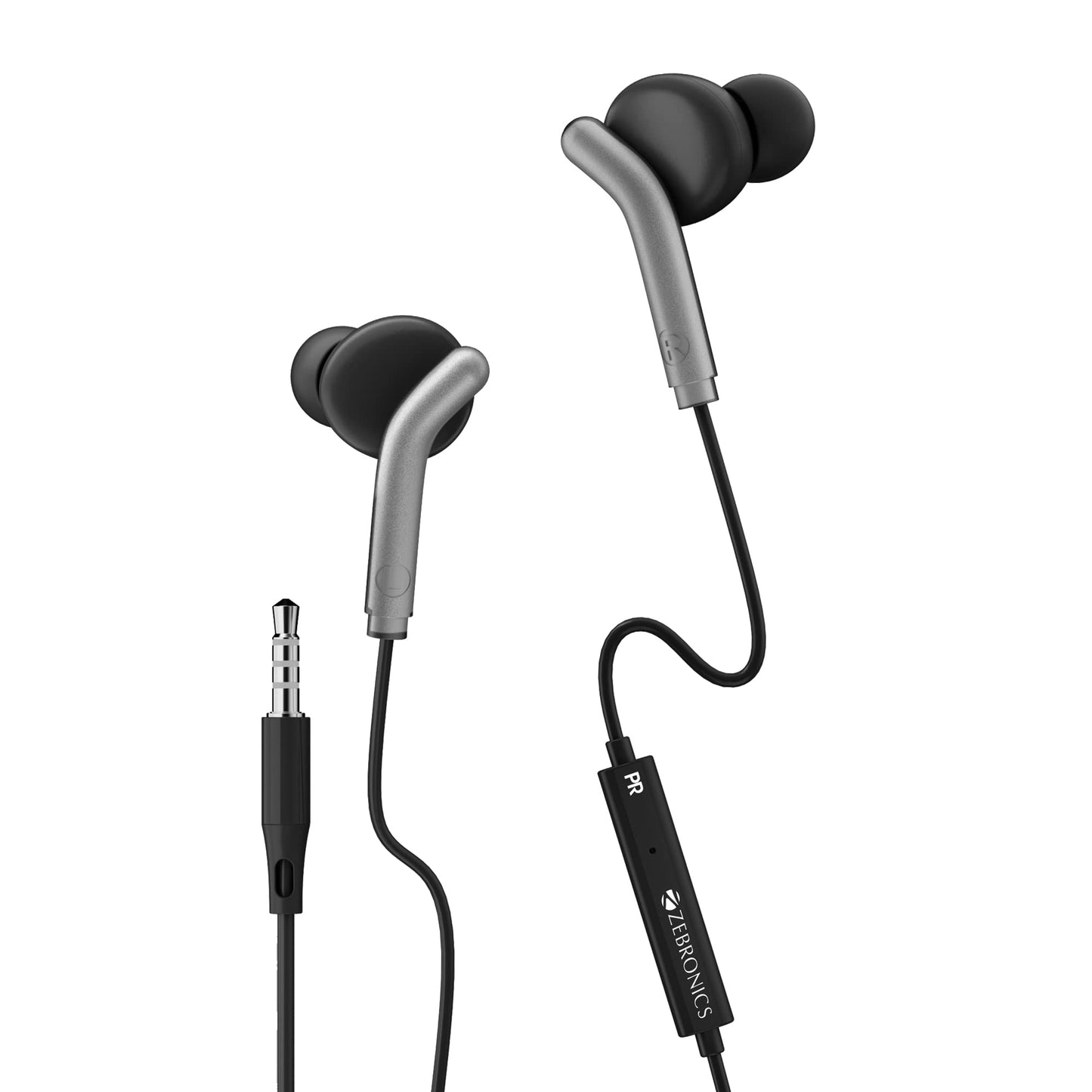 ZEBRONICS Zeb-Bro Wired Earphone (White)
