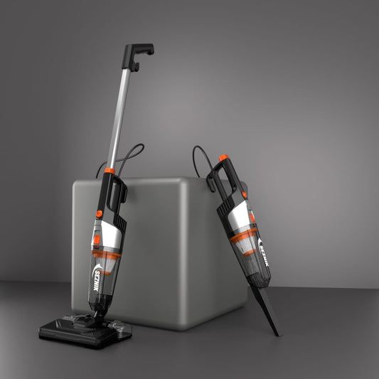 SEZNIK Vacuum Cleaner for Home Use Wet and Dry | Turbo Sweep 3-in-1 Handheld Vacuum Cleaners | Corded, 600W, 20kpa Suction | 200ml Water Tank | Vacuum & Mopping (SZ-V07)