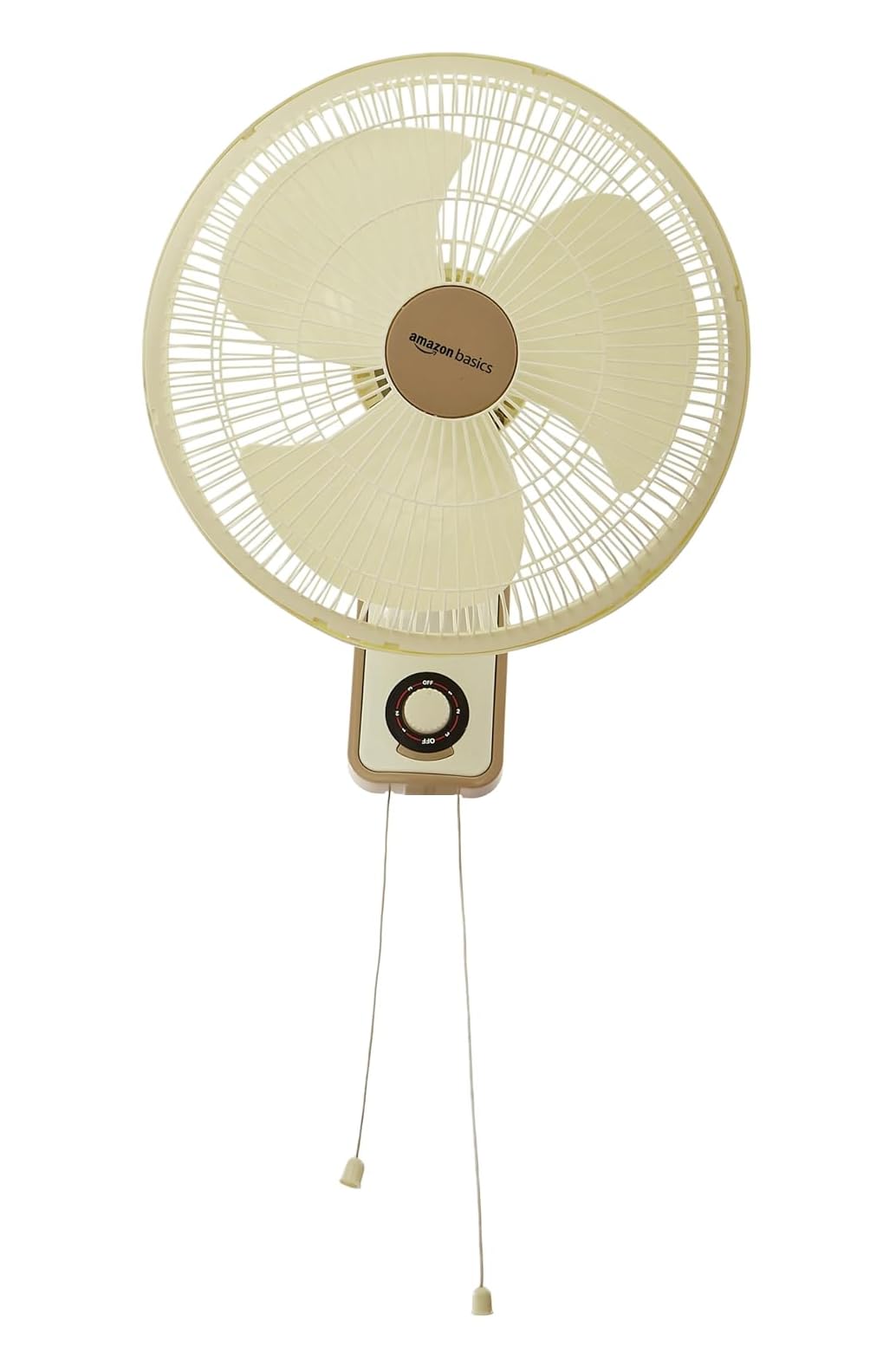 amazon basics High-Speed Oscillating Pedestal Fan I 3 Adjustable Fan Speeds | Rust Resistant Body, Adjustable Length | RPM 2200 | 400mm Sweep Length (White)