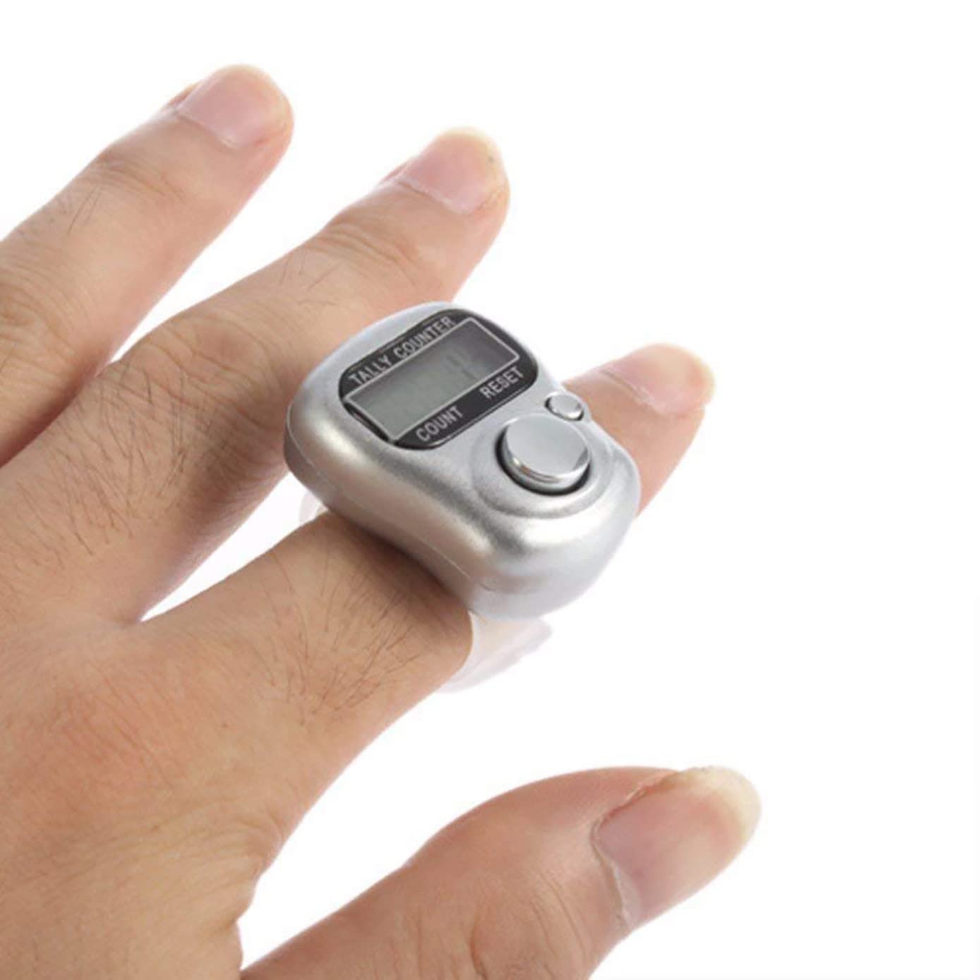 GLUN® Multiuse Finger Counter Portable Hand Finger Counting Machine Digital Head Electronic Tally Counter Pack of 3