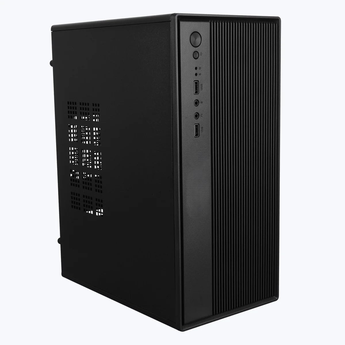 Assembled Desktop CPU with Core-i5 3470 Generation 3.20Ghz II 8GB Ram DDR3 II 256GB SSD II HDMI VGA Ports Win 10 Pro II MS Office II Black