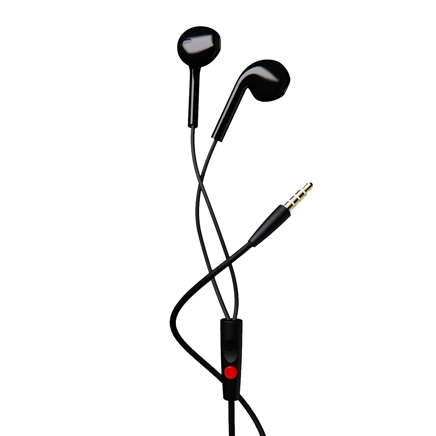 boAt bassheads 105 Wired in Ear Earphones with Mic (Green)