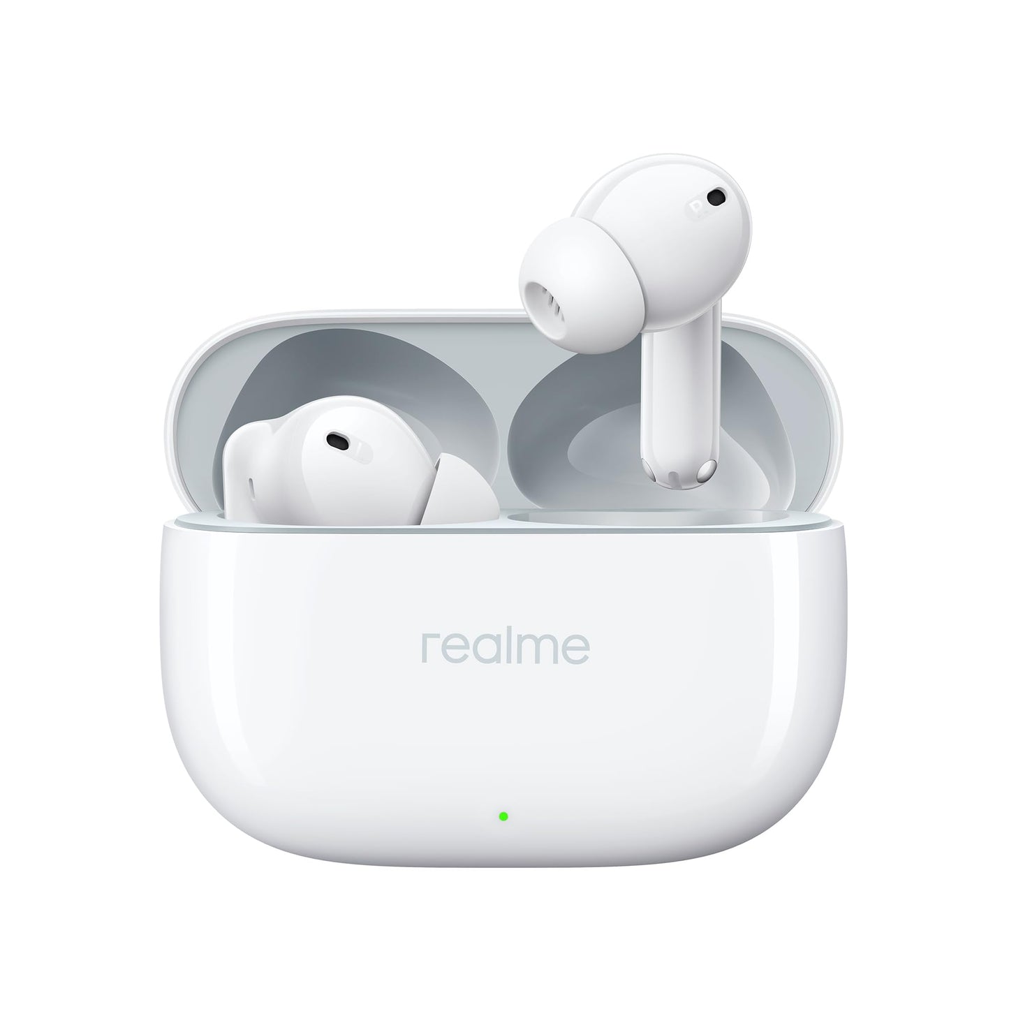 realme Buds T310 True Wireless in-Ear Earbuds with 46dB Hybrid ANC, 360° Spatial Audio, 12.4mm Dynamic Bass Driver, Upto 40Hrs Battery and Fast Charging (Vibrant Black)