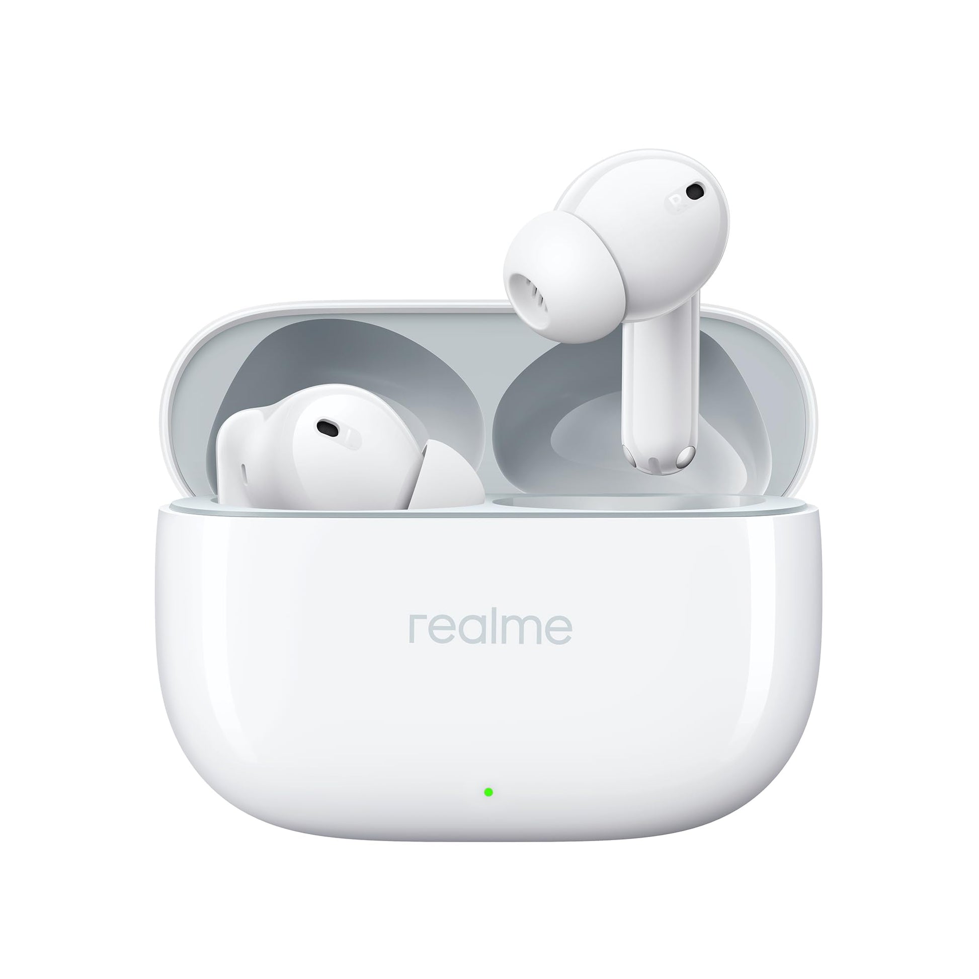 realme Buds T310 True Wireless in-Ear Earbuds with 46dB Hybrid ANC, 360° Spatial Audio, 12.4mm Dynamic Bass Driver, Upto 40Hrs Battery and Fast Charging (Vibrant Black)