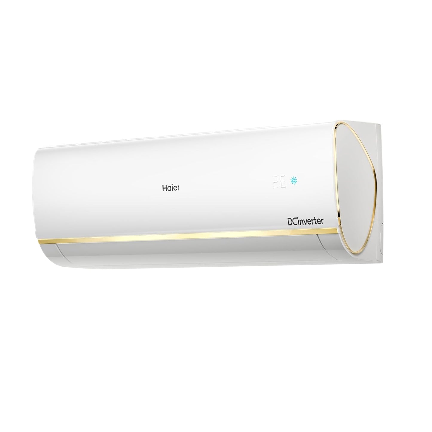 Haier 1 Ton 3 Star Triple Inverter Split AC (3470 Watts, Copper, 4-Way Swing, 7 in 1 Convertible, Frost Self Clean, HD Filter, Cools at 60°C, 20mtrs Air Throw - HSU13K-PYSG3BN-INV,White)