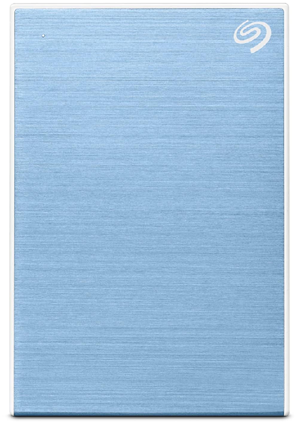 Seagate One Touch 2TB External HDD with Password Protection – Light Blue, for Windows and Mac, with 3 yr Data Recovery Services, and 6 Months Mylio Create Plan and Dropbox Backup Plan (STKY2000402)