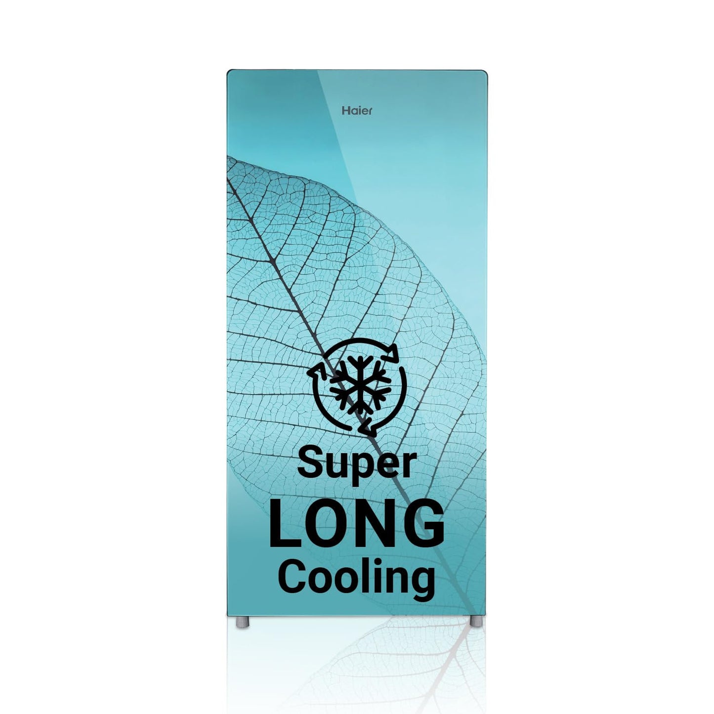 Haier 185 L, 2 Star, Direct-Cool Single Door Refrigerator (HED-19TMS-N, Moon Silver)