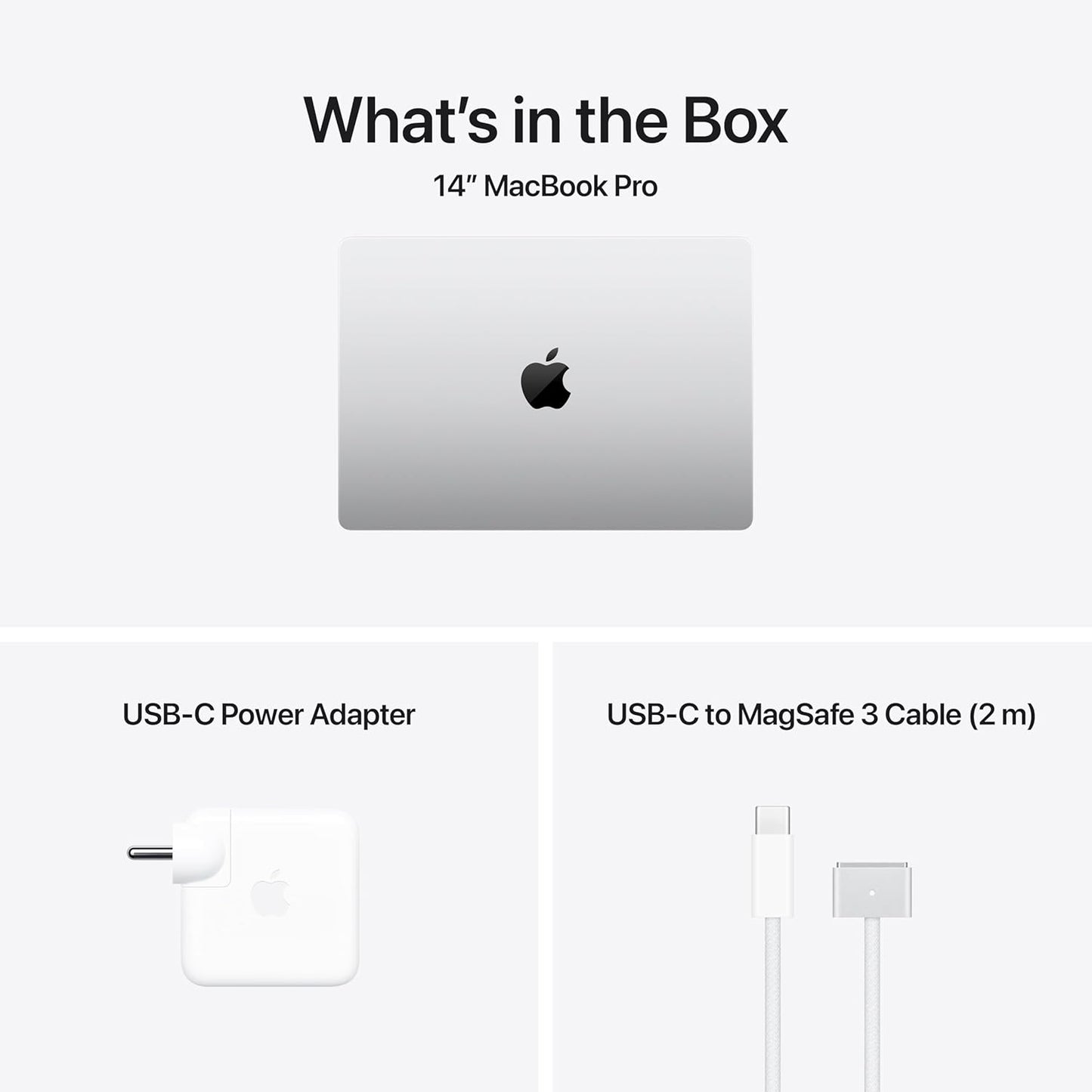 Apple 2024 MacBook Pro Laptop with M4 chip with 10‑core CPU and 10‑core GPU: Built for Apple Intelligence, 35.97 cm (14.2″) Liquid Retina XDR Display, 16GB Unified Memory, 512GB SSD Storage; Silver
