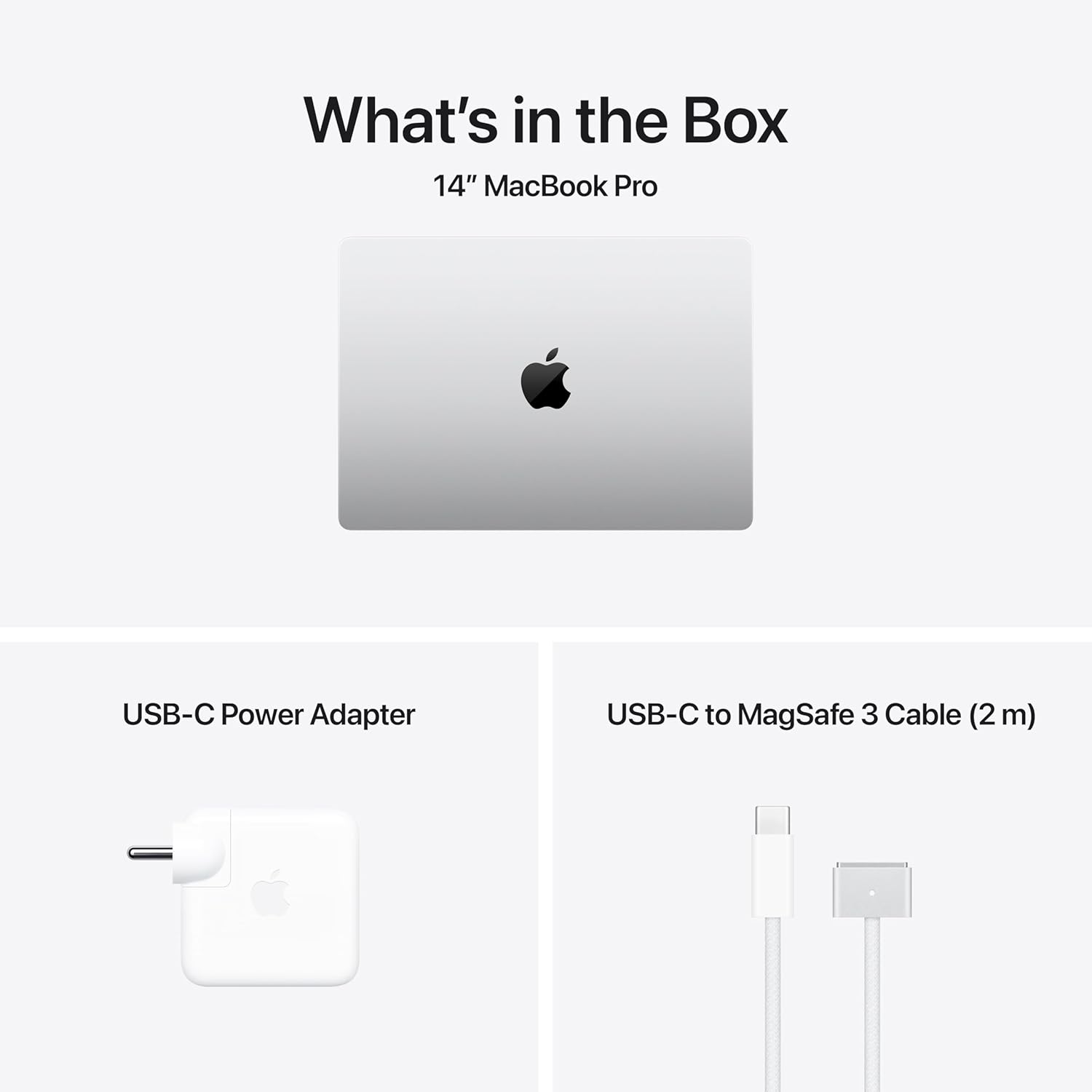 Apple 2024 MacBook Pro Laptop with M4 chip with 10‑core CPU and 10‑core GPU: Built for Apple Intelligence, 35.97 cm (14.2″) Liquid Retina XDR Display, 16GB Unified Memory, 512GB SSD Storage; Silver