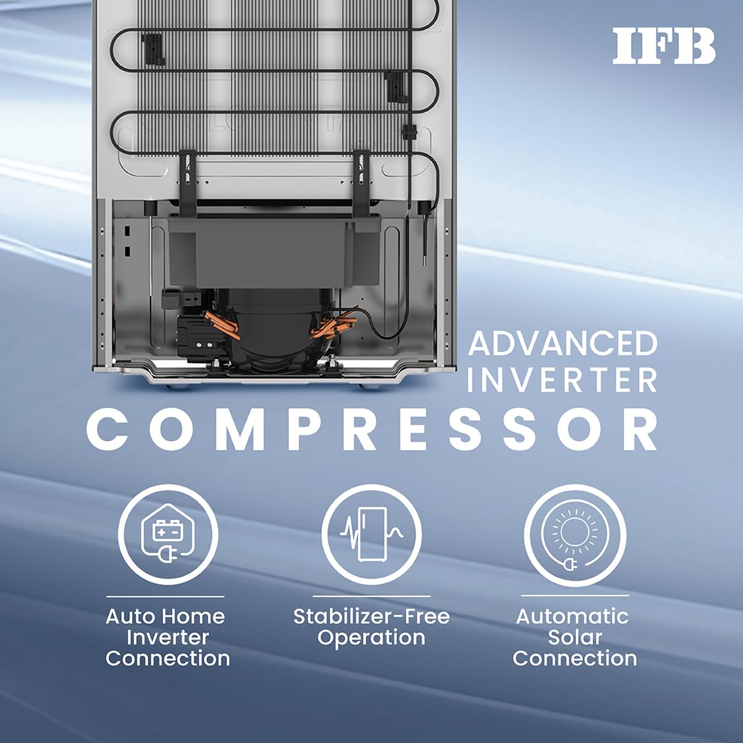 IFB 197L 5 Star Direct Cool Single Door Refrigerator (IFBDC-2235DBSE, Brush Grey, Advanced Inverter Compressor, Extraordinary Storage with Humidity Controller)
