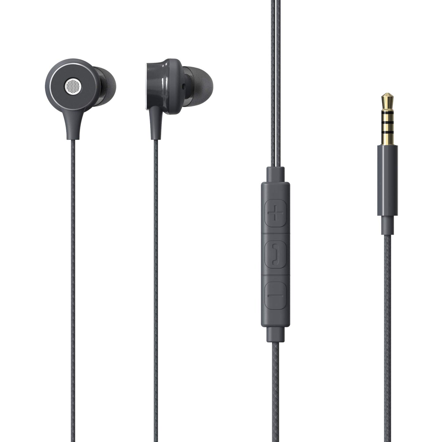 ZEBRONICS Zeb Buds 20 in Ear 3.5mm Wired Stereo Earphones with Mic, 1.2 Metre Cable, 14mm Drivers, in Line Mic & Volume Controller (Red)