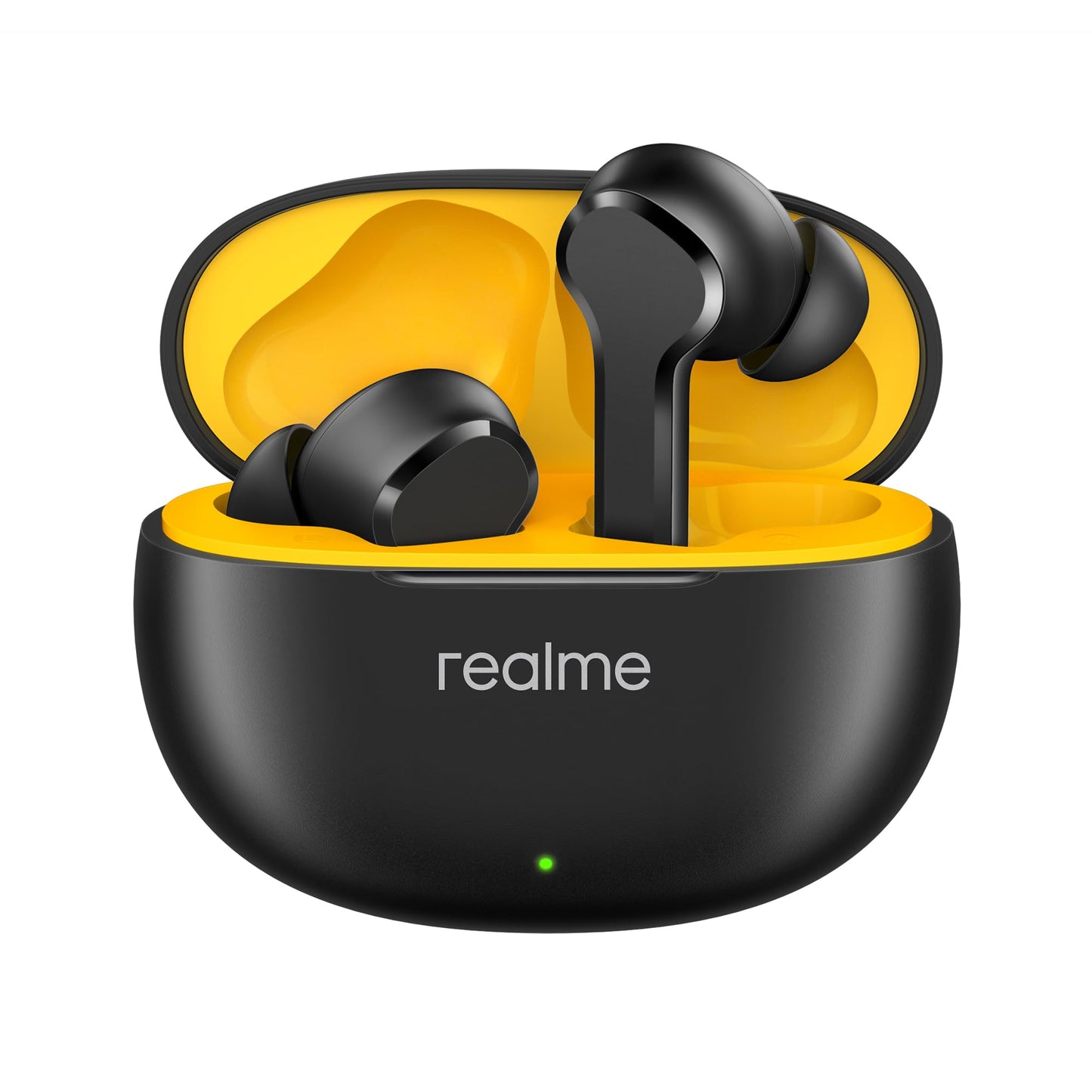 realme Buds T200x True Wireless Earbuds with 12.4mm Dynamic Bass Drivers, 25 dB ANC, Quad Mic, 45ms Latency, Upto 48 Hrs Playback, Fast Charge, IP55 Rated, BT 5.4 (Pure Black)