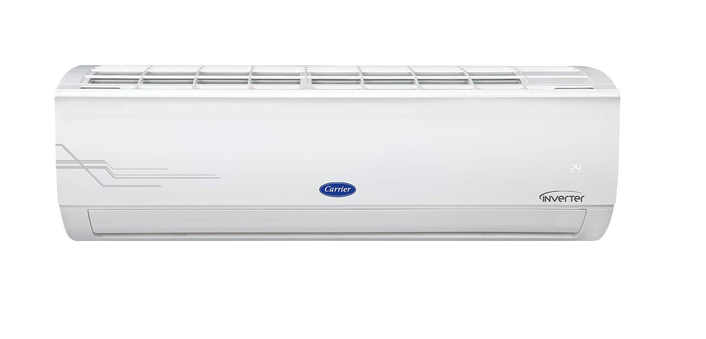 Carrier 1.5 Ton 3 Star Wi-Fi Smart Flexicool Inverter Split AC (Copper, Convertible 6-in-1 Cooling,Smart Energy Display, HD & PM 2.5 Filter, ESTER EDGE FXi (Wi-Fi), CAI18EE3R35W0,White)