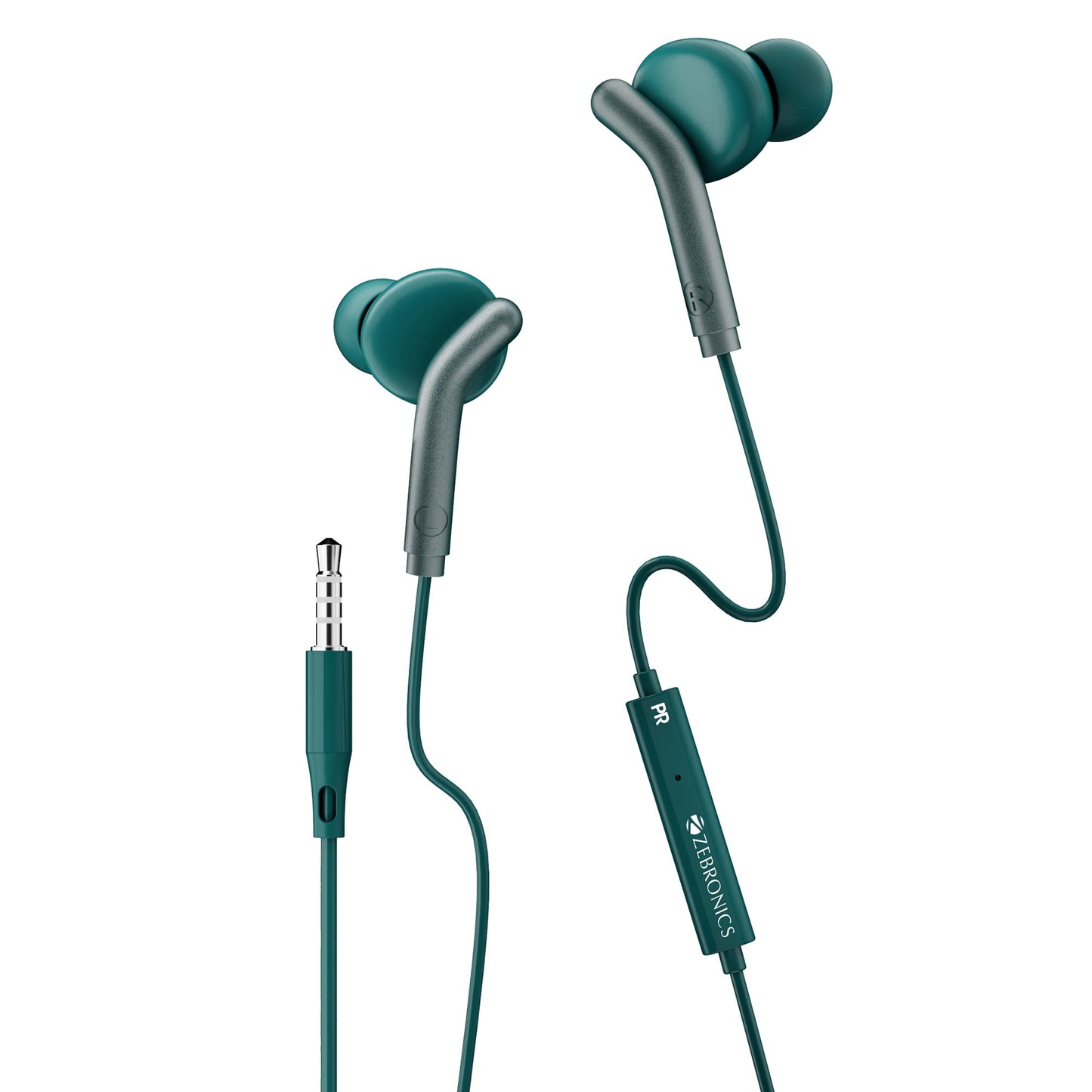 ZEBRONICS Zeb-Bro Wired Earphone (White)