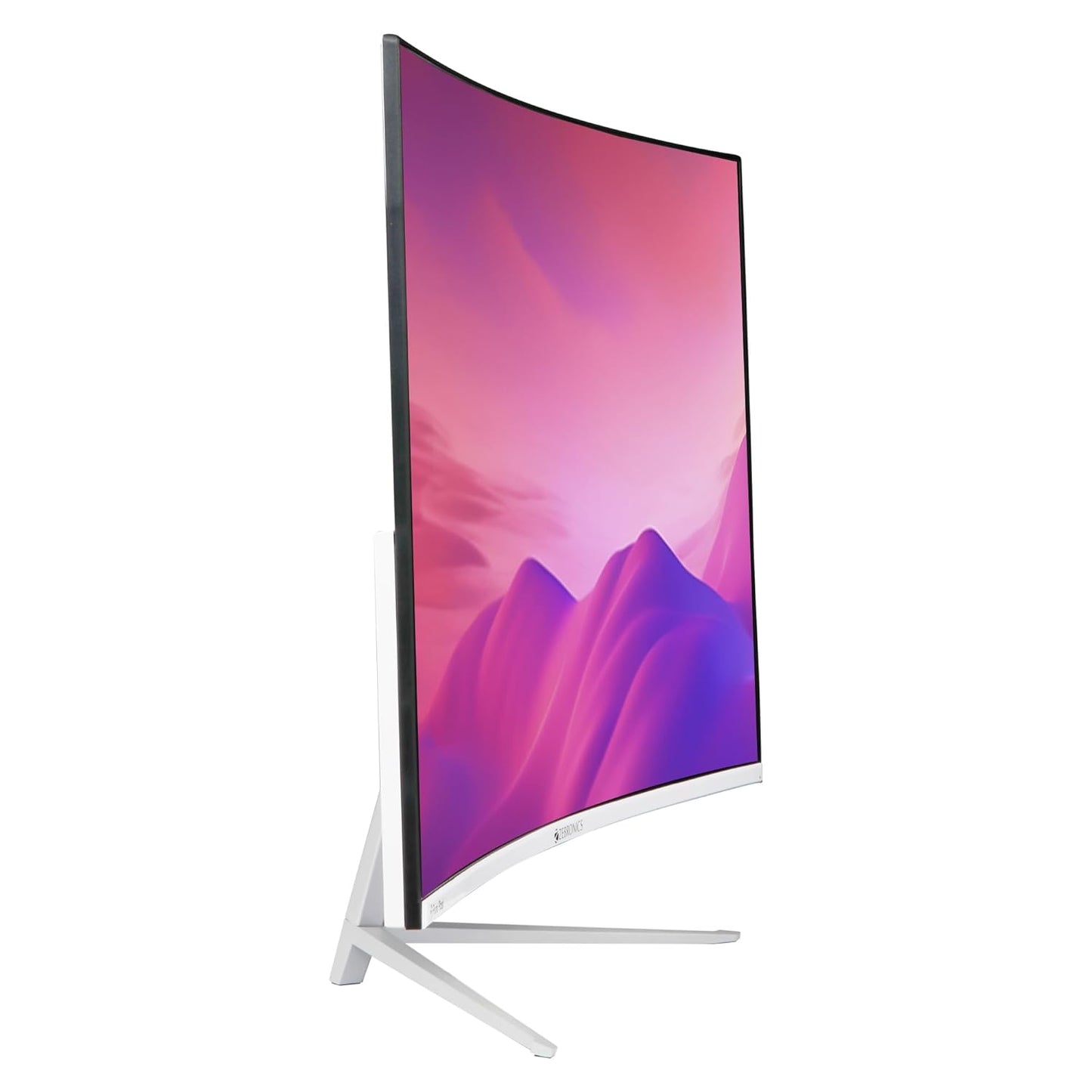 ZEBRONICS AC32FHD LED Curved 75Hz 80Cm (32") (81.28 Cm) 1920x1080 Pixels FHD Resolution Monitor with HDMI + VGA Dual Input, Built-in Speaker, Max 250 Nits Brightness, Black