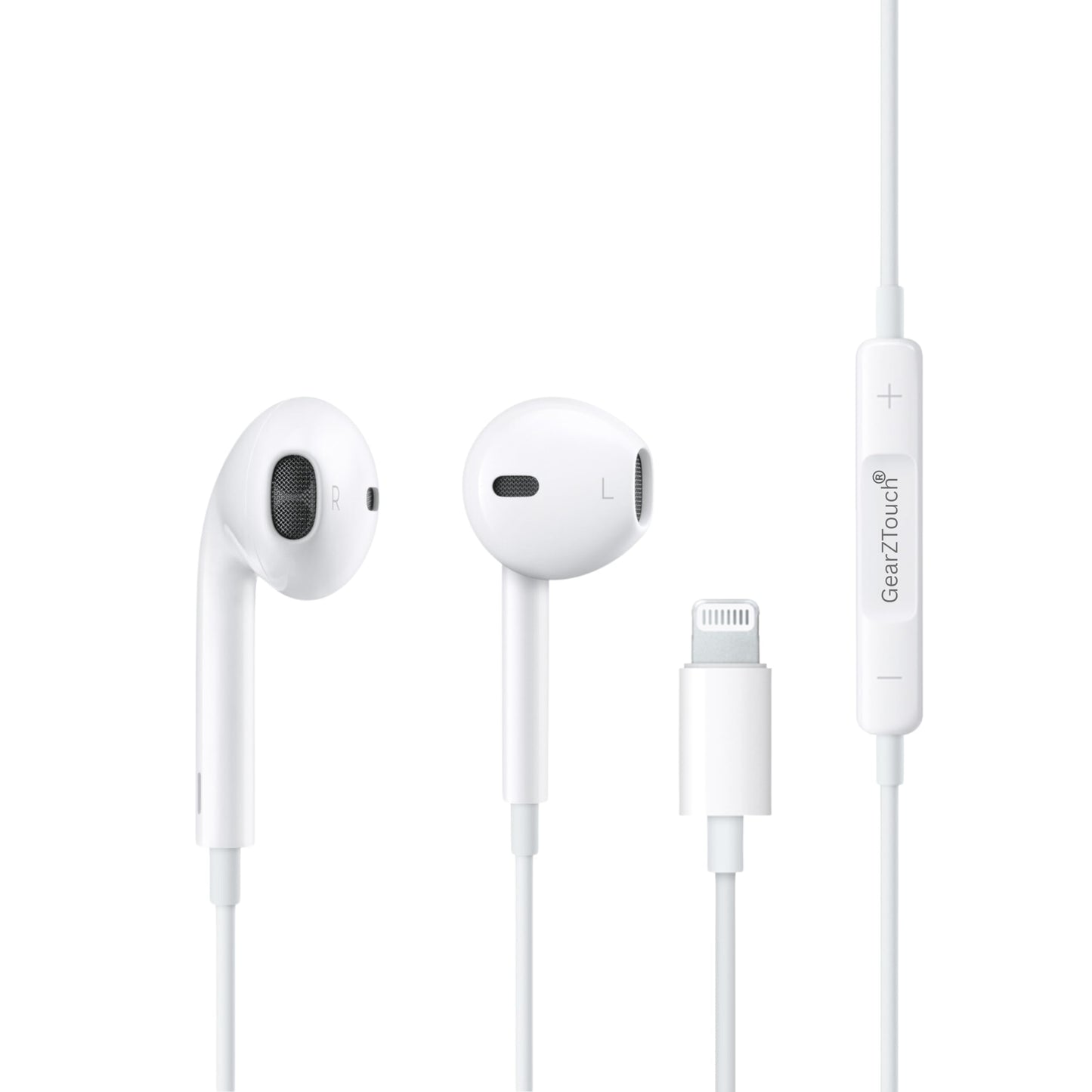 GEARZTOUCH iBlast Wired inEar Earphone with in-line Mic for Clear Calling, 14mm Dynamic Drivers for BoostedBass, 3.5mm Jack, Stylish & Lightweight Compatible with All Smartphones/Tablets- LightYellow