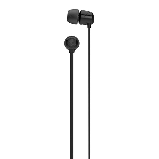 Skullcandy Jib in-Ear Wired Earbuds Without Microphone, Noise Isolating Fit, Call and Track Control, 3.5mm AUX Cable- Black