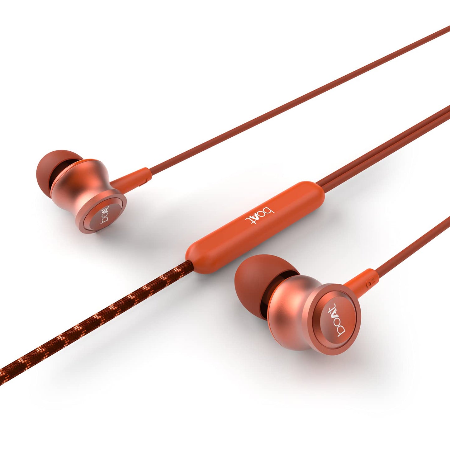 boAt Bassheads 152 in Ear Wired Earphones with Mic(Active Black)