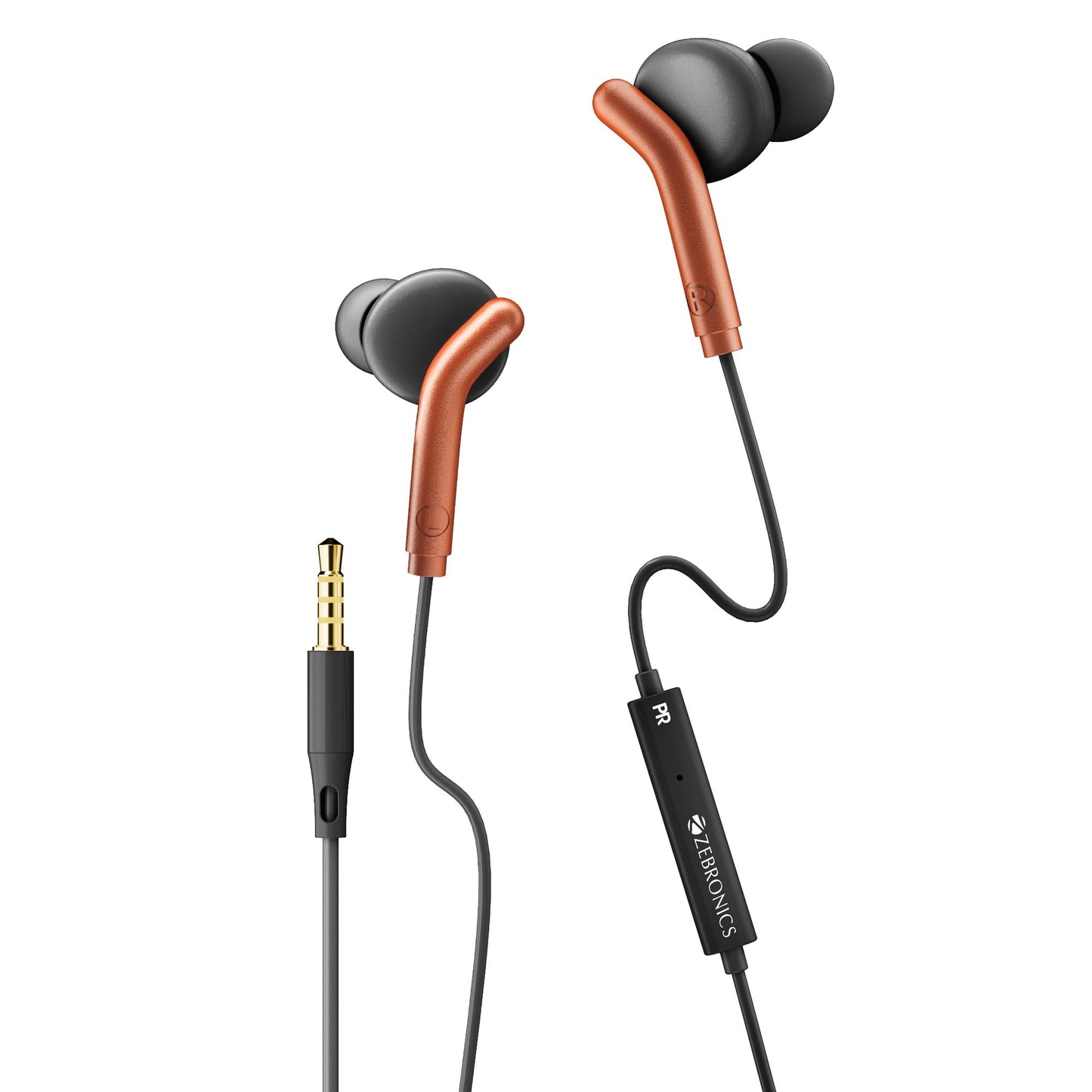 ZEBRONICS Zeb-Bro Wired Earphone (White)