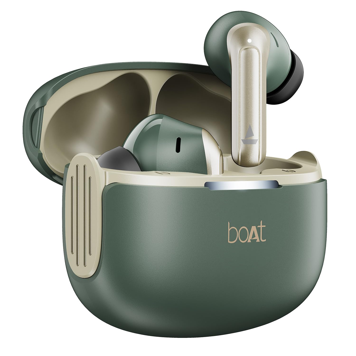 boAt 2025 Launch Airdopes 219, 4Mics ENx Tech, 40 Hrs Battery, Best in Segment for Calling, Free Music Streaming, 13mm Drivers, Bluetooth Earbuds, TWS Ear Buds Wireless Earphones with mic (Ivory Mist)