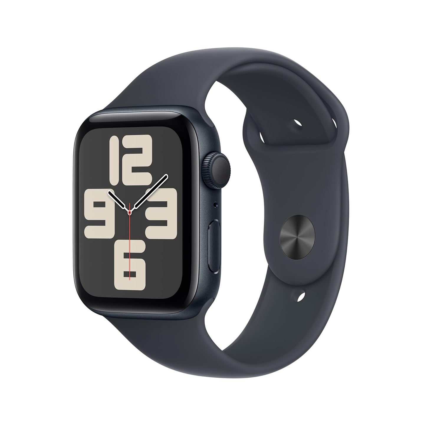 Apple Watch SE (2nd Gen, 2023) [GPS 44mm] Smartwatch with Midnight Aluminum Case with Midnight Sport Band. Fitness & Sleep Tracker, Crash Detection, Heart Rate Monitor, Retina Display