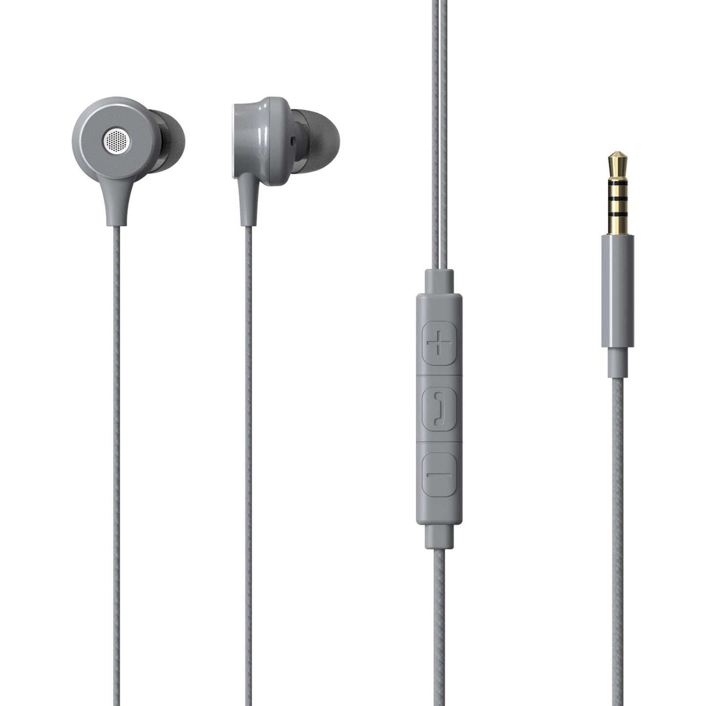 ZEBRONICS Zeb Buds 20 in Ear 3.5mm Wired Stereo Earphones with Mic, 1.2 Metre Cable, 14mm Drivers, in Line Mic & Volume Controller (Red)