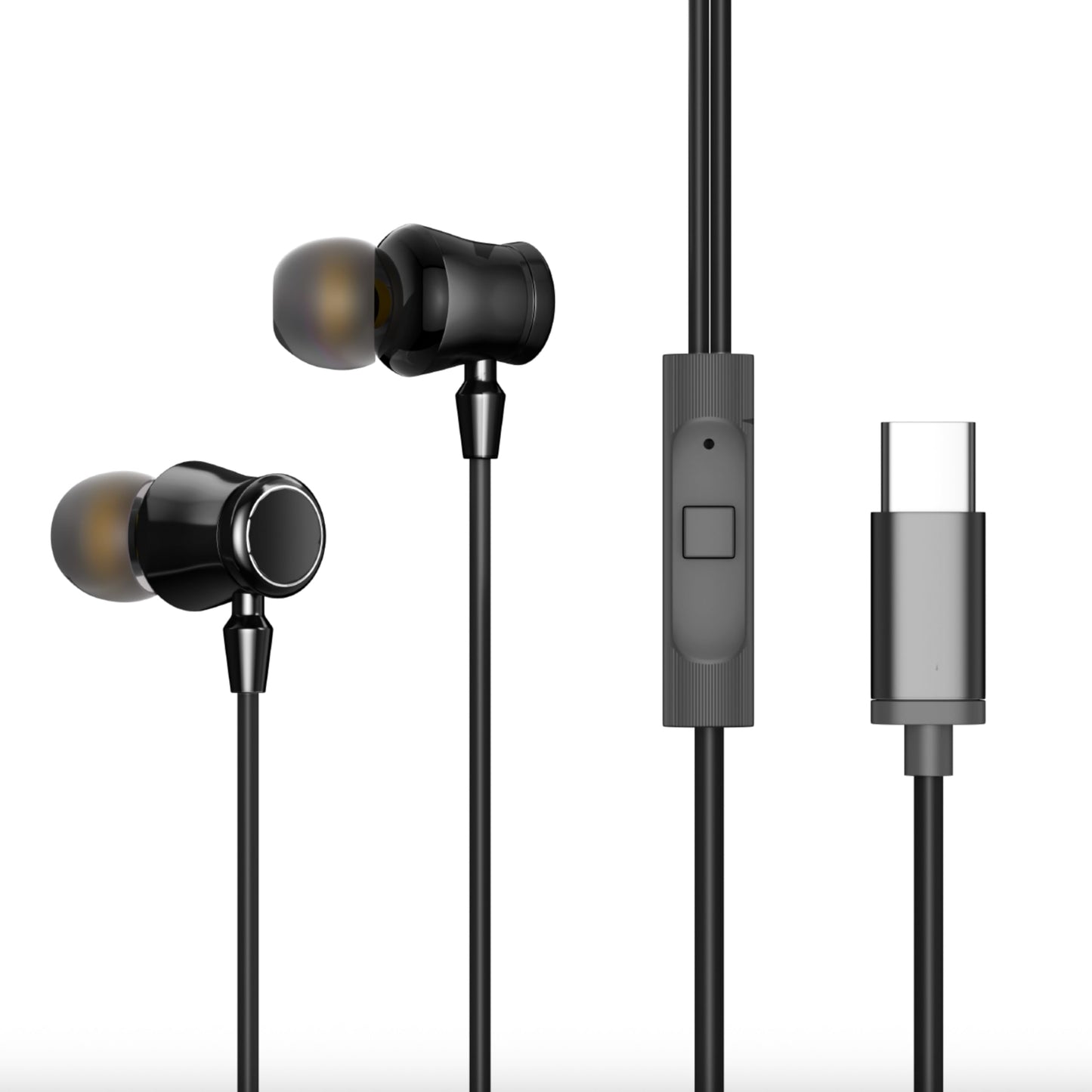 GEARZTOUCH OASI'S inEar TypeC Earphone, in-Line Volume Controller & Powerful HD Mic, Clear Sound, Noise Isolation Compatible with Oneplus, Samsung, Oppo, Vivo, Redmi Having only TypeC Port (Blue)