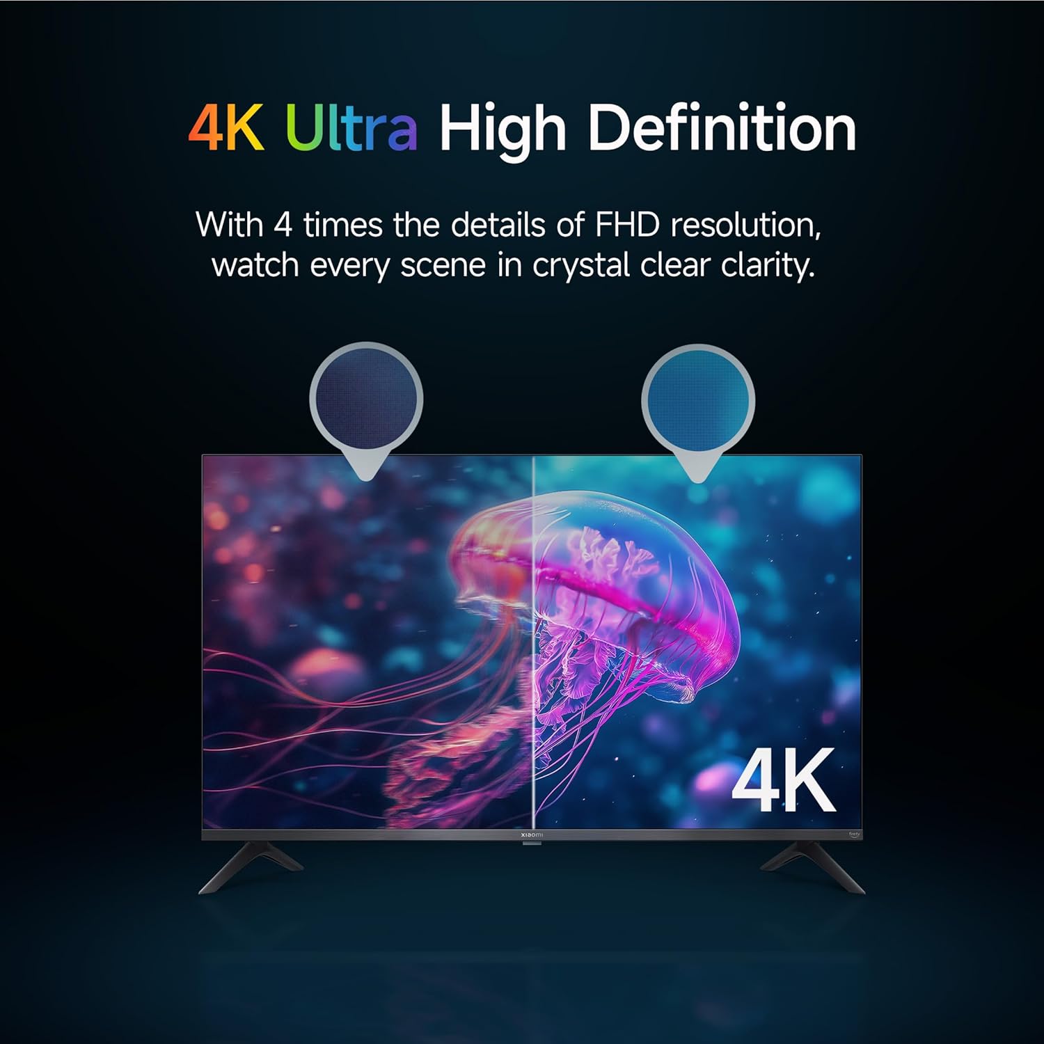 Xiaomi 138 cm (55 inch) FX Pro QLED Ultra HD 4K Smart Fire TV L55MB-FPIN