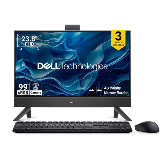 Dell AIO Inspiron 5430, i5-1334U, 8 GB, 512GB SSD Intel® Graphics, 23.8" FHD AG Infinity Narrow Border AIT Infinity Non-Touch|Win11+MS Office 24+M365 | Dark Shadow Gray Cover|Wireless Keyboard & Mouse