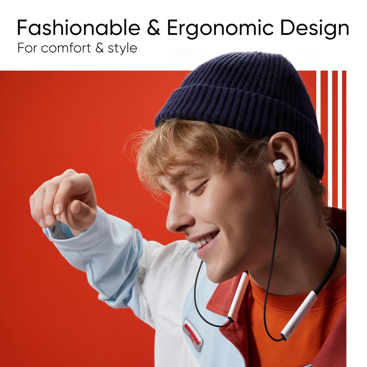realme Buds Wireless 3 in Ear Bluetooth Headphones,30dB ANC, Spatial Audio,13.6mm Dynamic Bass Driver,Upto 40 Hours Playback, Fast Charging, 45ms Low Latency for Gaming,Dual Device Connection (Black)