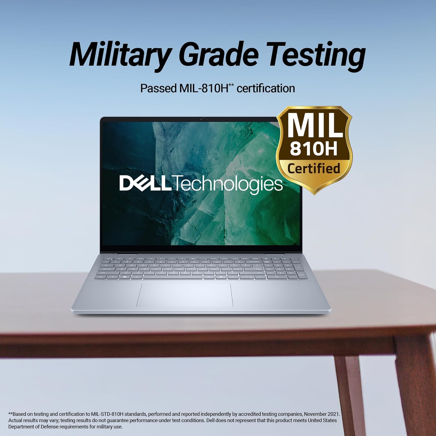 Dell DB16255, R5-340 AI Processor / 16 GB LPDDR5X/ 512 GB SSD/AMD Radeon™ Graphics / 16" (40.64 cm) FHD Plus, 300 Nits, IPS Display, Backlit + FPS Keyboard, 15 Month McAfee/Ice Blue / 1.83 Kg