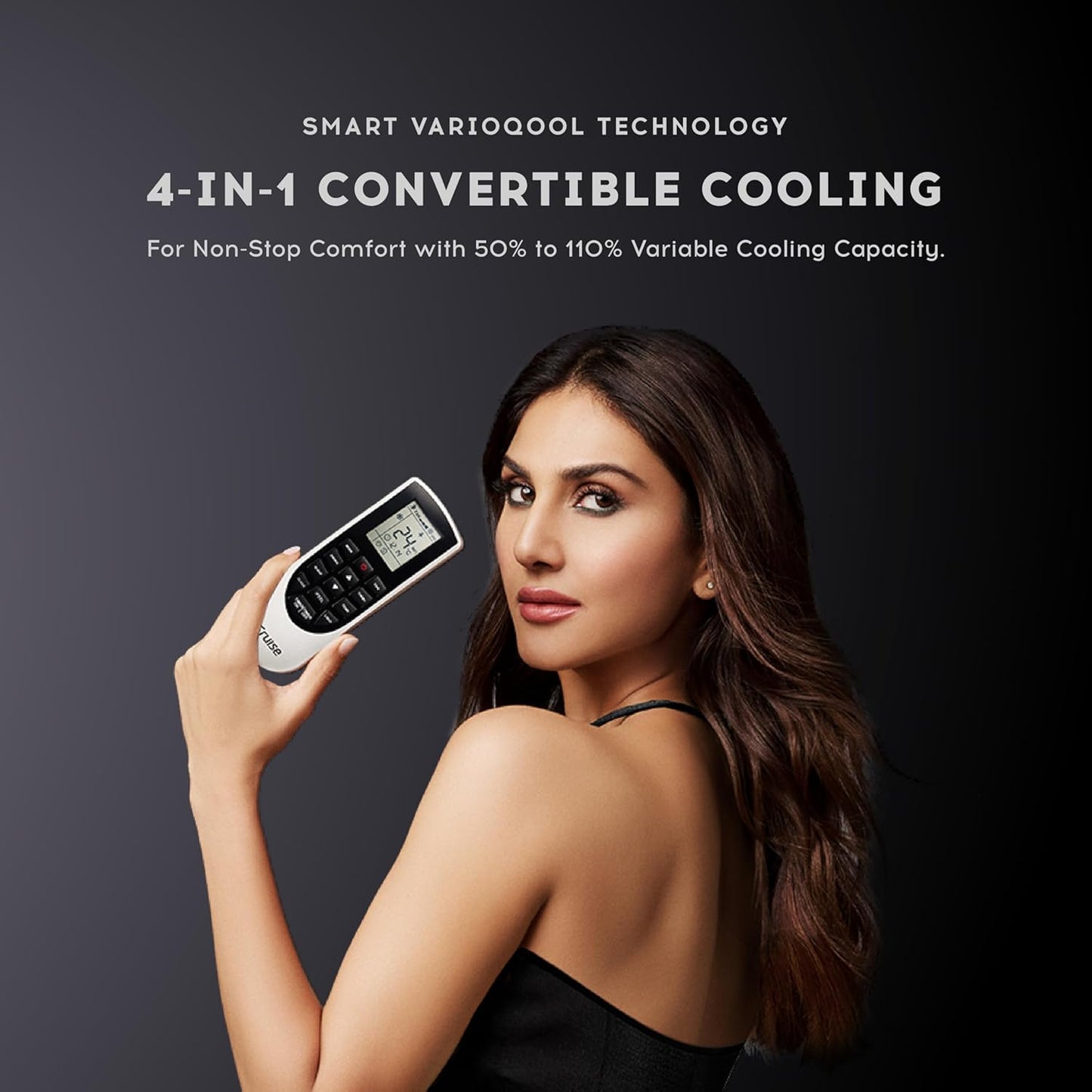 Cruise Limited Edition 1.5 Ton 3 Star Black Inverter Split AC (5200W, Copper, Heavy Duty, 4-in-1 Convertible Cooling, 4-Way Swing, PM 2.5 Filter, Anti-Rust Tech, CWCVBL-VP3F183BL, Piano Black)