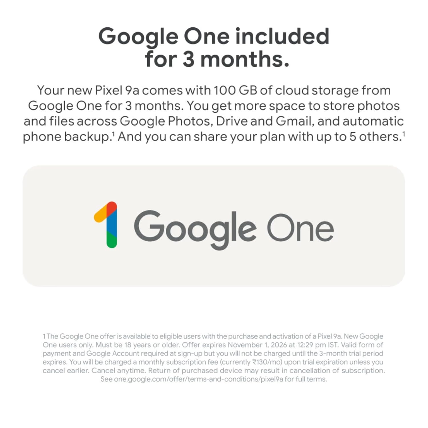 Google Pixel 9A (Obsidian, 256 GB) (8 GB RAM)