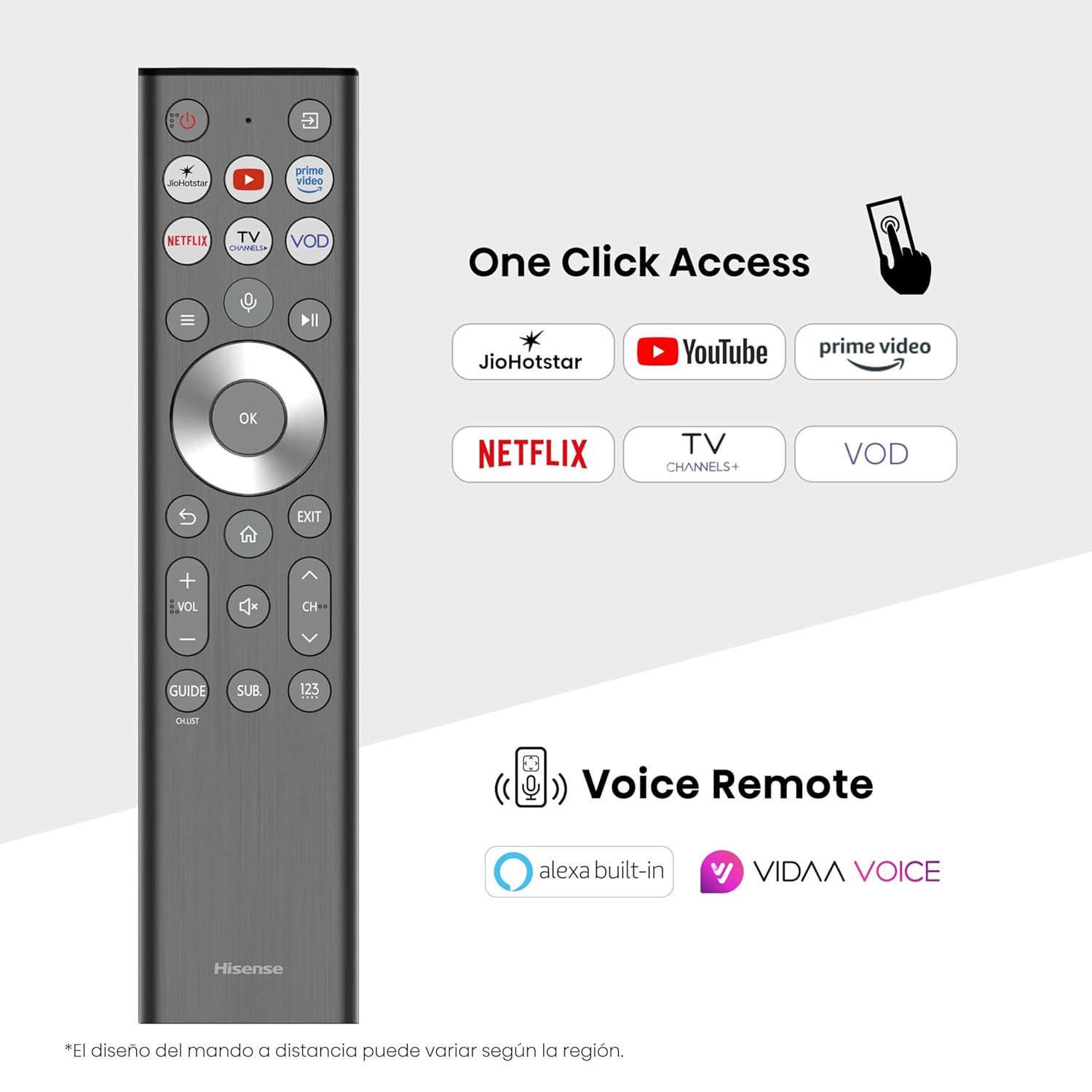 Hisense 254 cm (100 inches) E7Q PRO Series 4K Ultra HD Smart QLED TV 100E7Q PRO (Charcoal Grey)