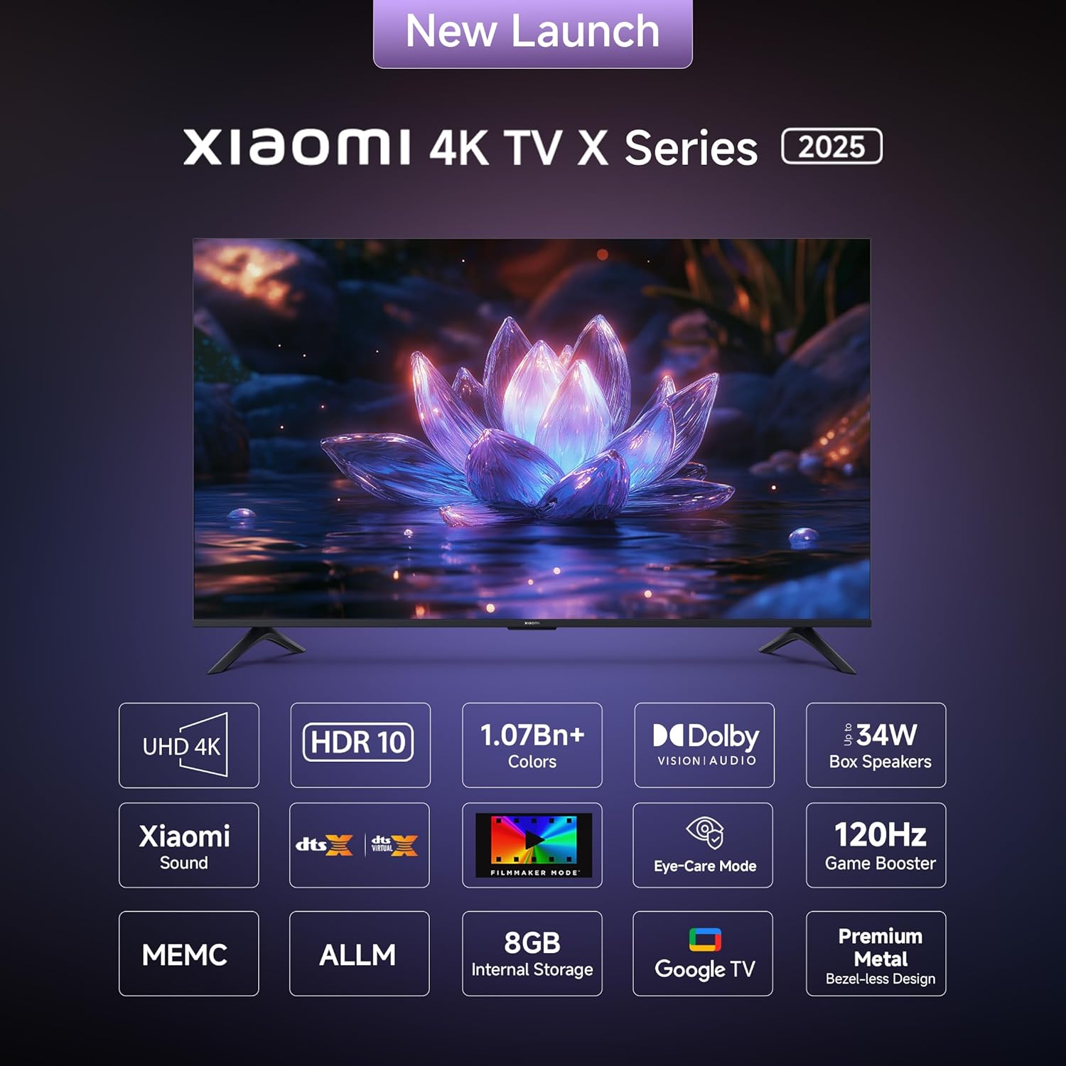 Xiaomi 138 cm (55 inch) X Ultra HD 4K Smart Google LED TV L55MB-AIN