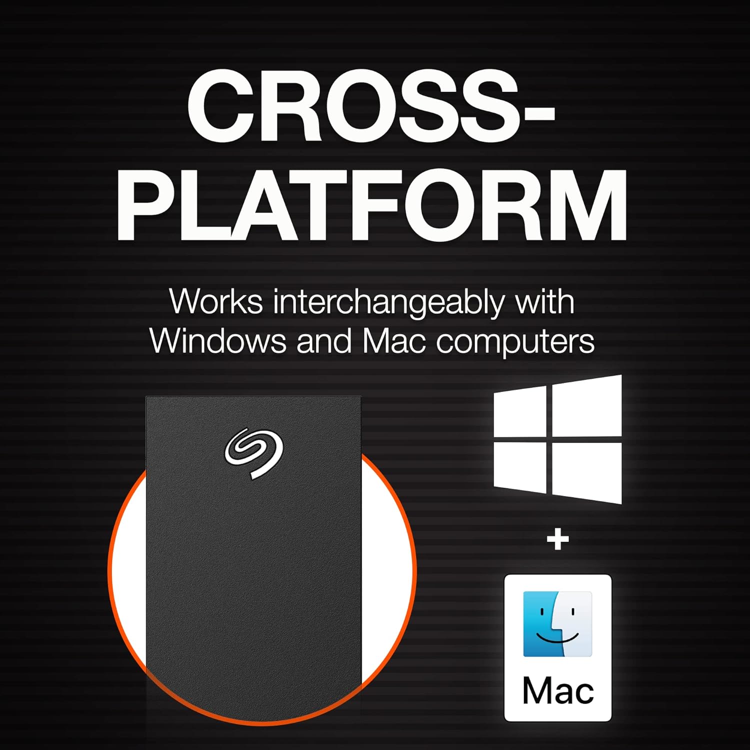 Seagate One Touch Hub 8TB Desktop External HDD USB-C & USB 3.0 Port, with 3 yr Data Recovery Services, for Computer PC Laptop Mac, 6 Month Mylio Create and Dropbox Plan (STLC8000400), Black